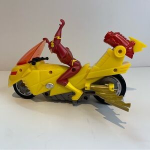 2003 Mattel Justice League Mission Vision The Flash Motorcycle DC Comics Vintage